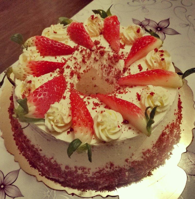 暖心红丝绒蛋糕［6寸绵软戚风版 ］