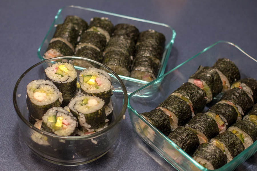 简单寿司/鸡蛋寿司/反转寿司/花样寿司/紫菜包饭
