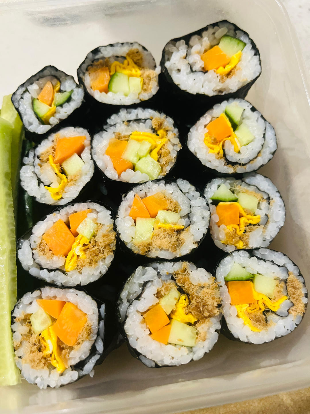 韩国朋友亲授的紫菜包饭김밥