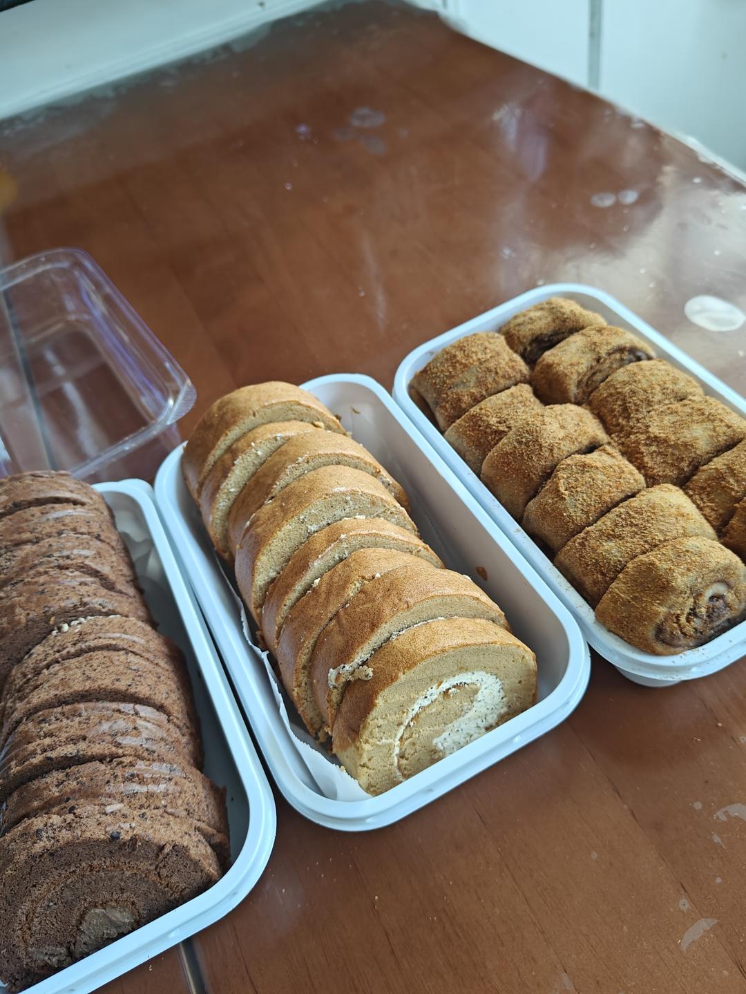 可可蛋糕卷🍰巧克力香缇奶油夹心