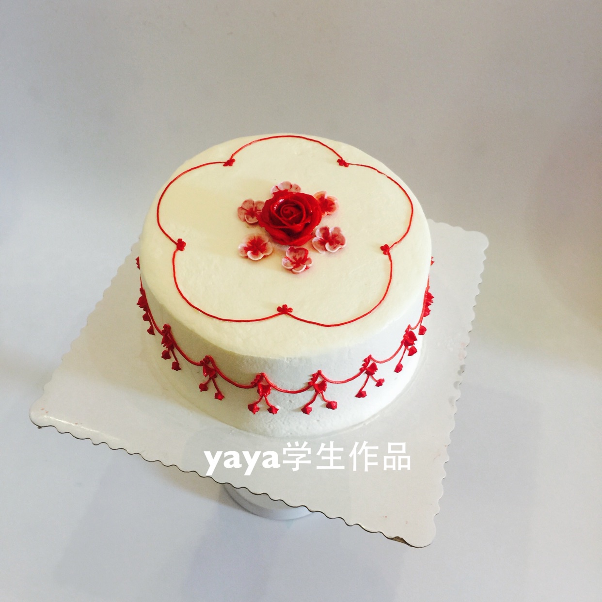 韩式裱花学员作品
