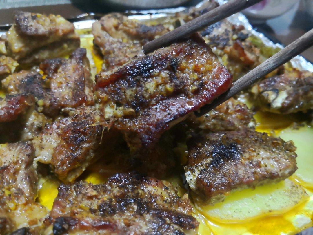 香到骨头里的蒜香排骨（烤箱）