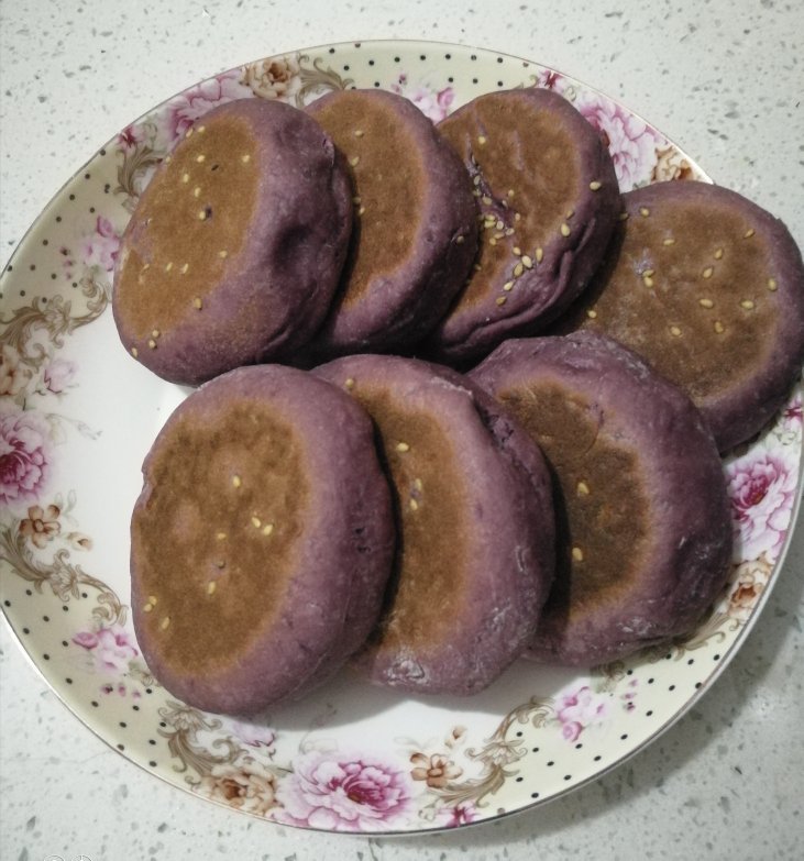 营养美味的三色小饼（红薯饼、山药饼，紫薯饼）超详细步骤图解