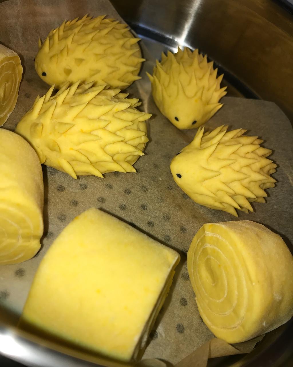 南瓜刺猬馒头