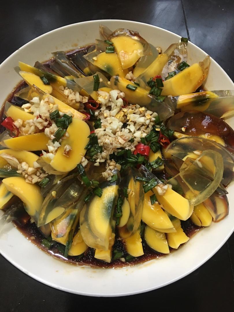 凉拌变蛋（皮蛋）