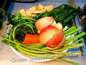 Green smoothie for Lillian的做法 步骤1