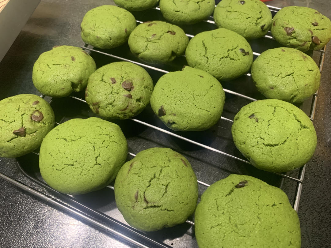 抹茶巧克力软曲奇