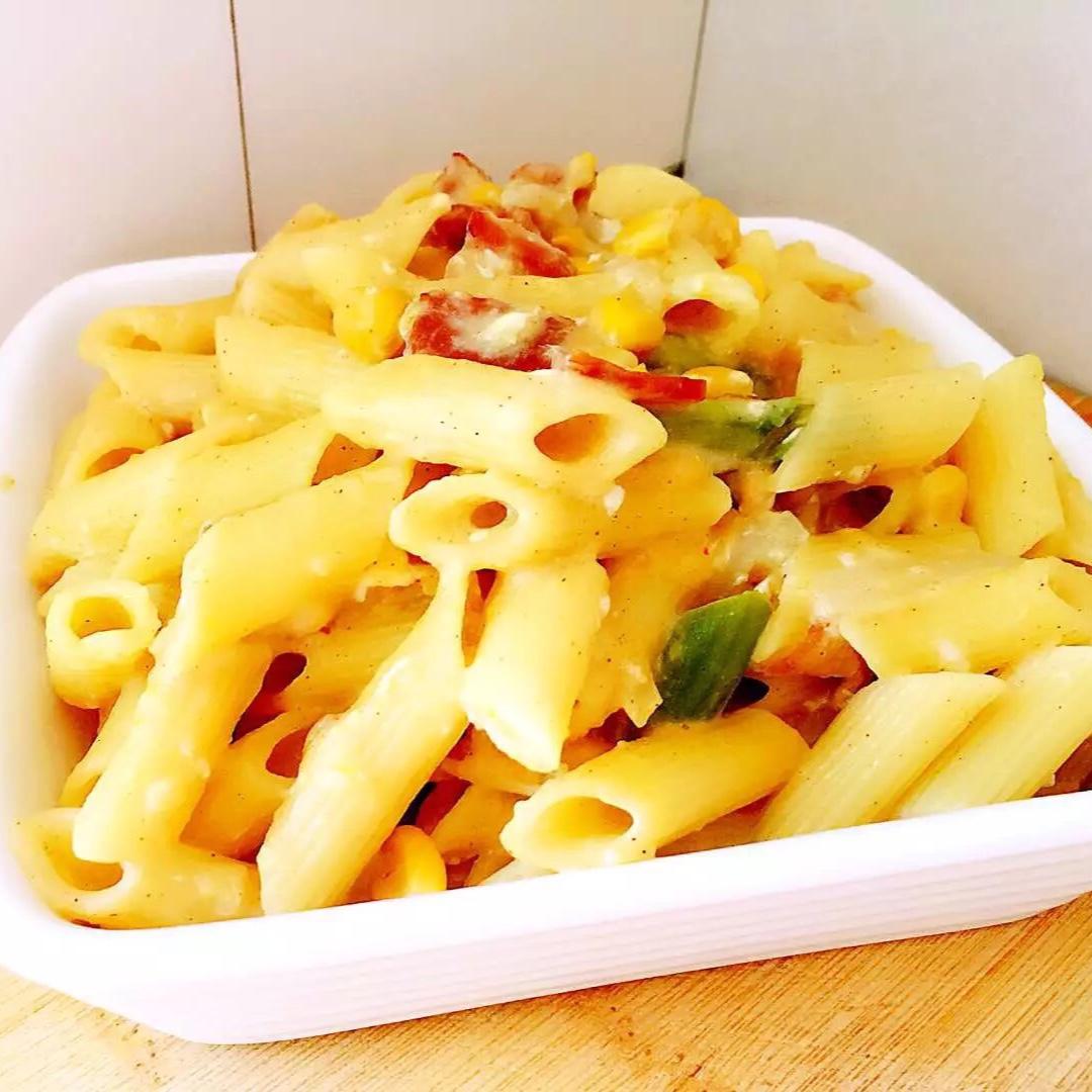 超简单的奶汁培根意面Carbonara