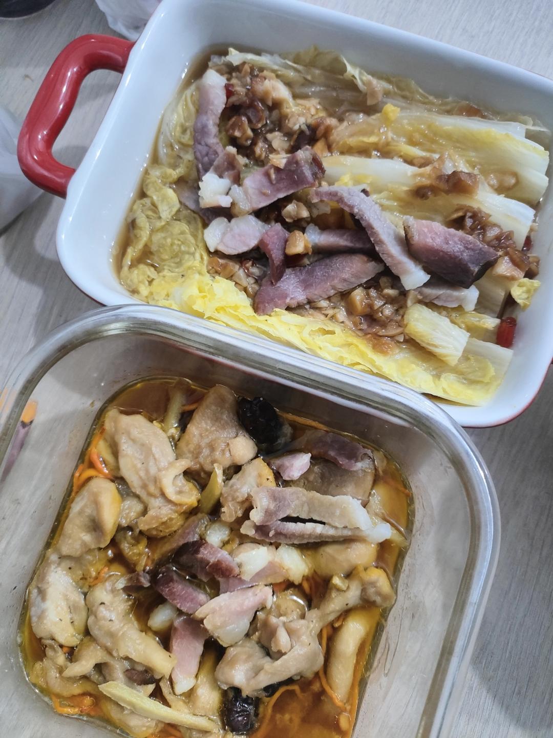每天的午晚餐，有什么煮什么~
