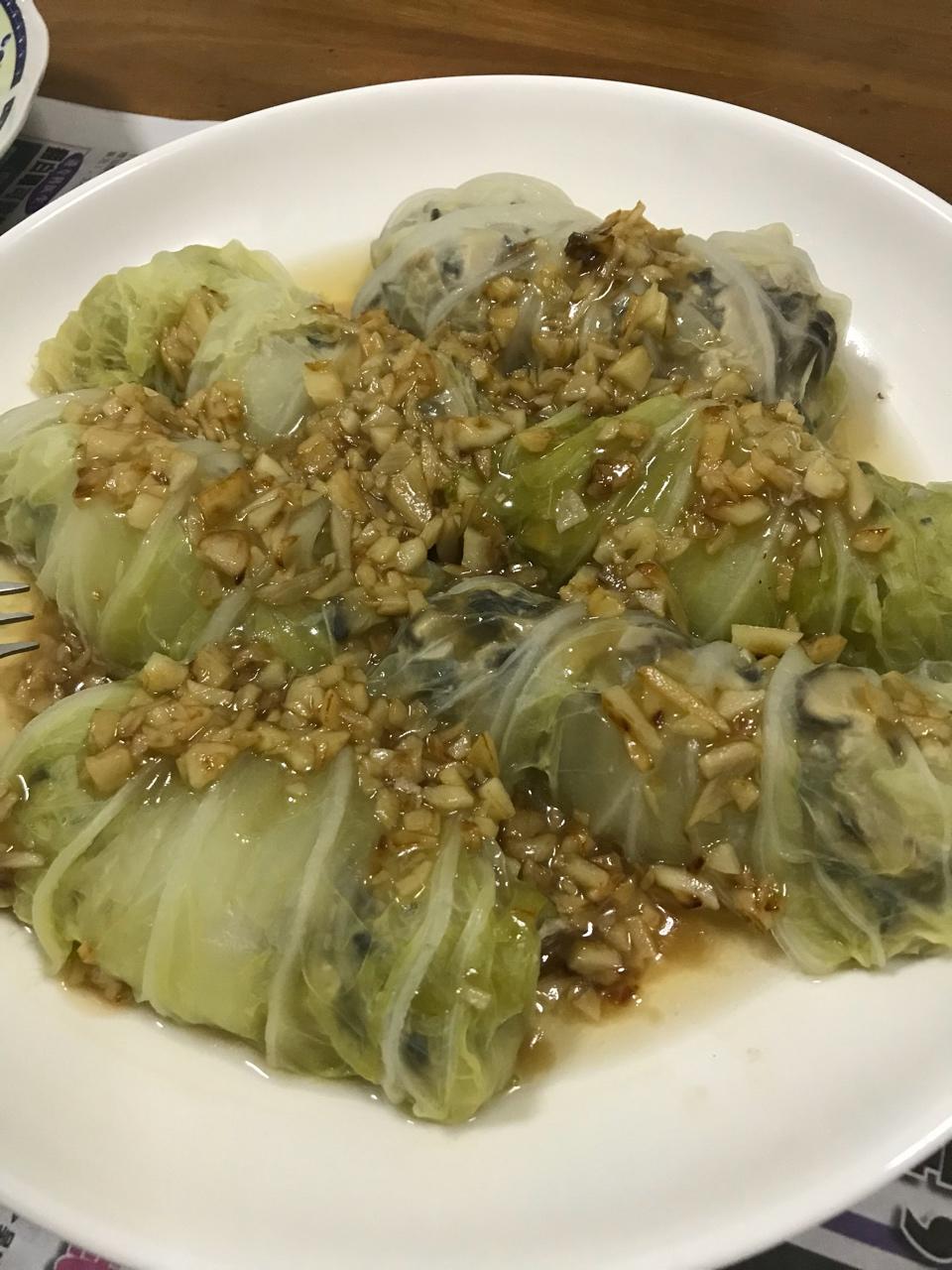 肉酿白菜卷