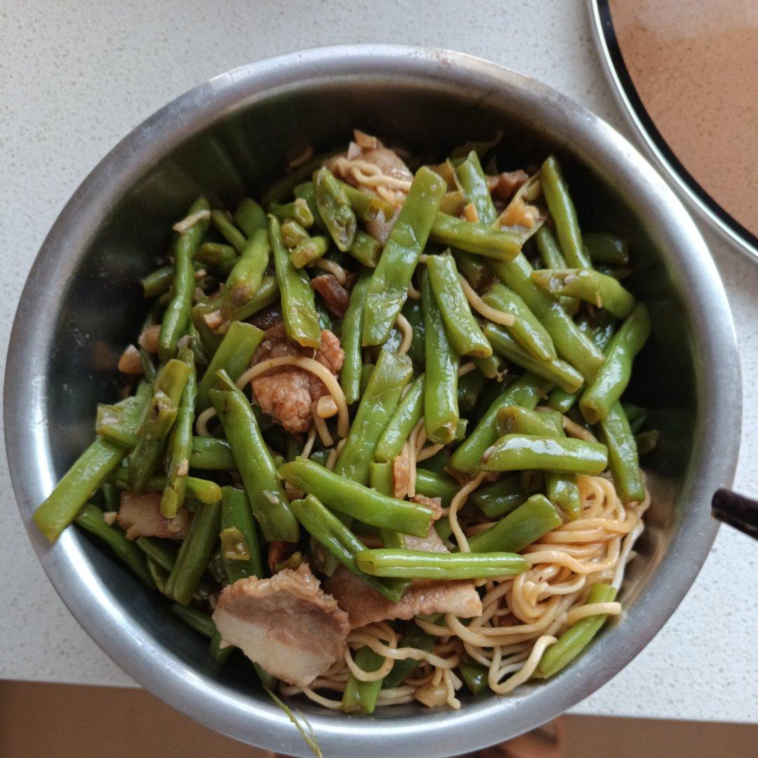 地道老北京扁豆焖面 豆角焖面 太好吃小心吃撑哦