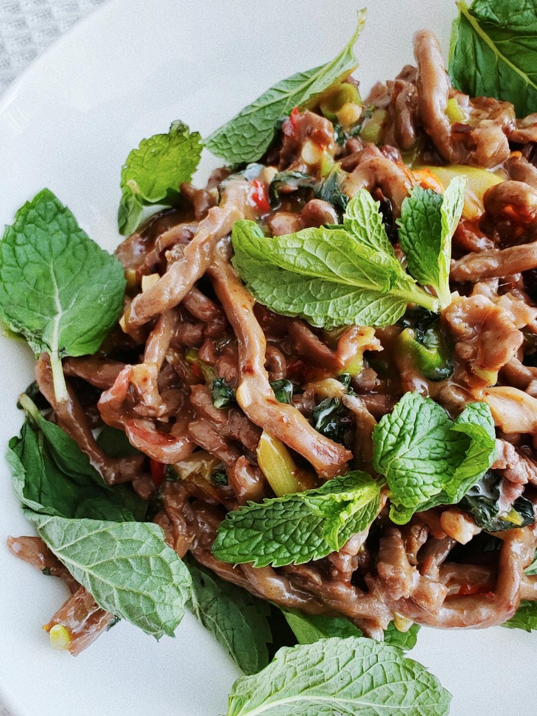 澳洲牛肉丨薄荷牛肉的做法