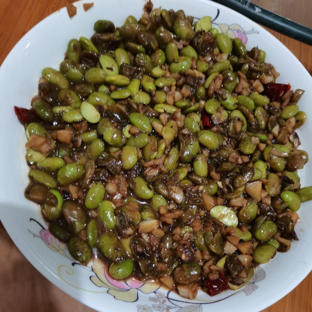 爆炒蒜泥毛豆子超级简单的做法💯好吃