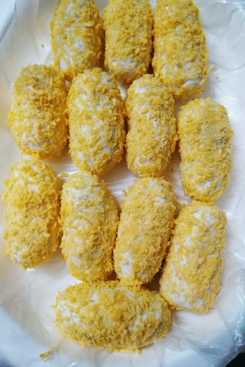 8152_wmj0珊瑚做的面包糠炸香蕉