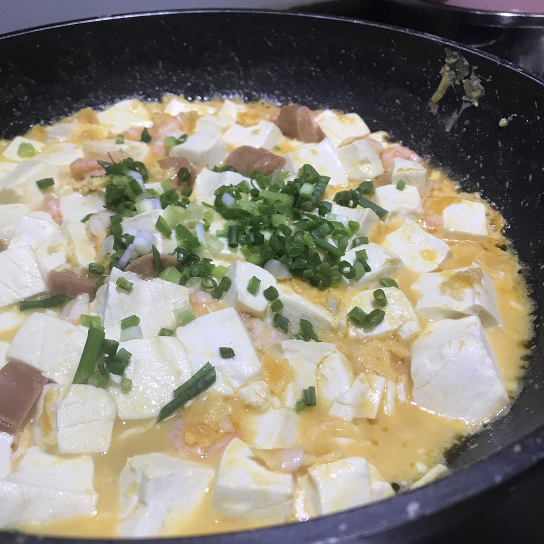 老丁的私房菜-蟹黄豆腐