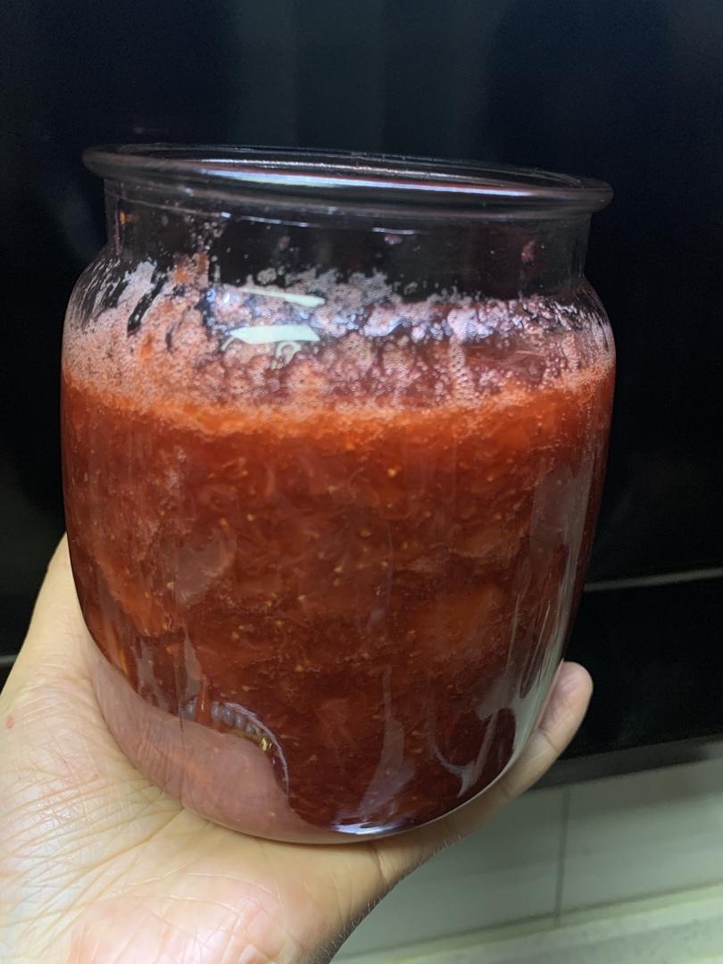 自制无添加草莓酱