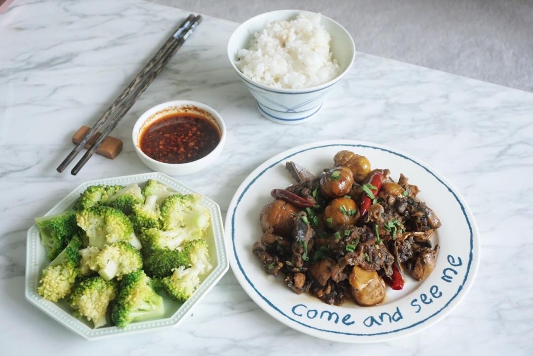 【栗子烧鸡】鸡肉都给你吃，栗子归我~