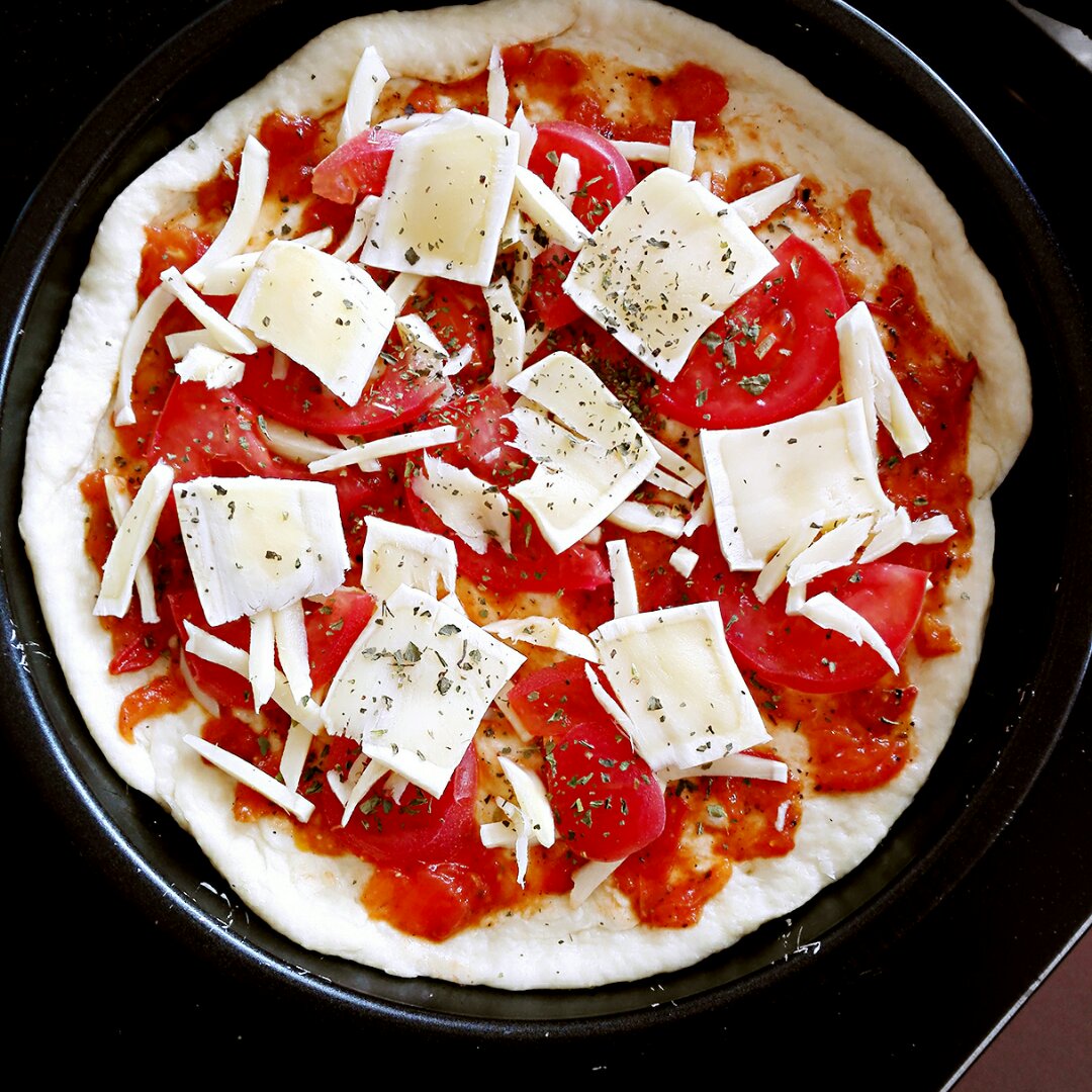 玛格丽特pizza（自制pizza胚）