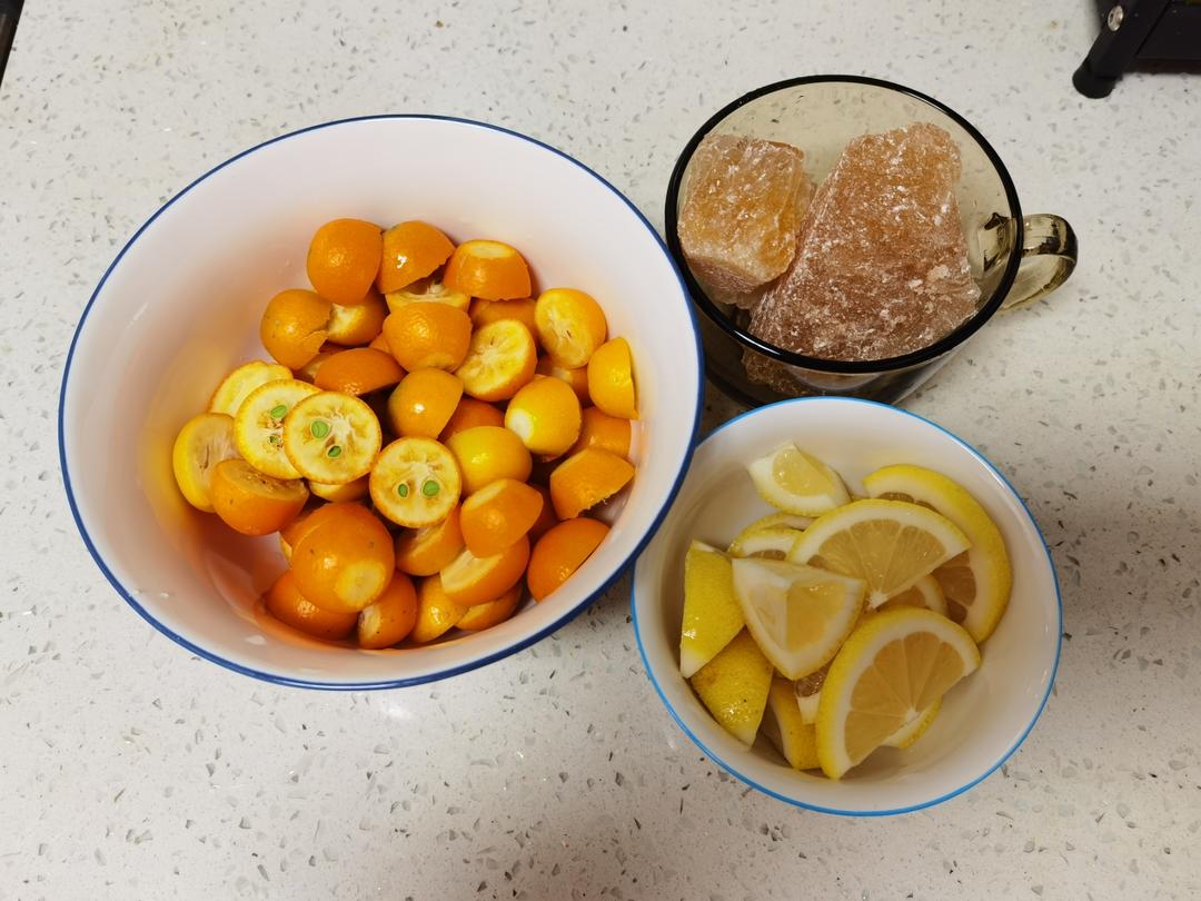 冰糖金桔柠檬膏