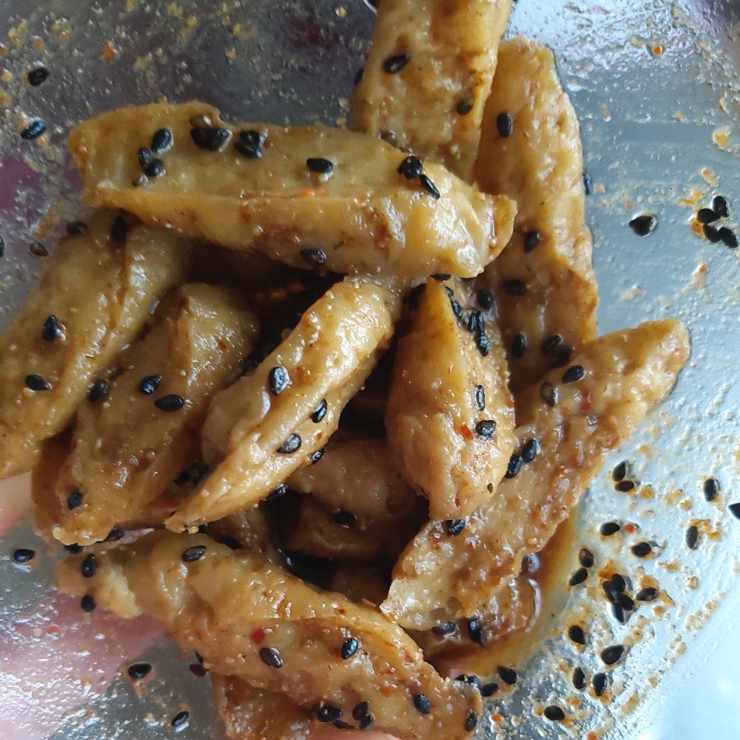 自制烤面筋加凉皮