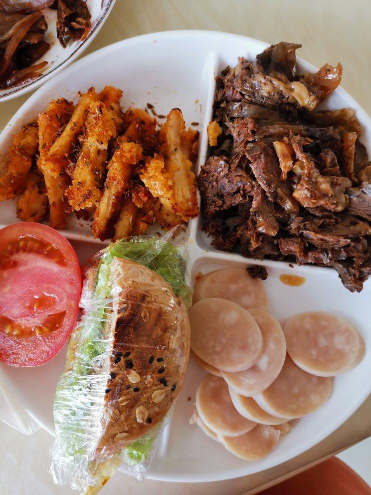 无油烤鸡排（面包糠鸡胸肉）