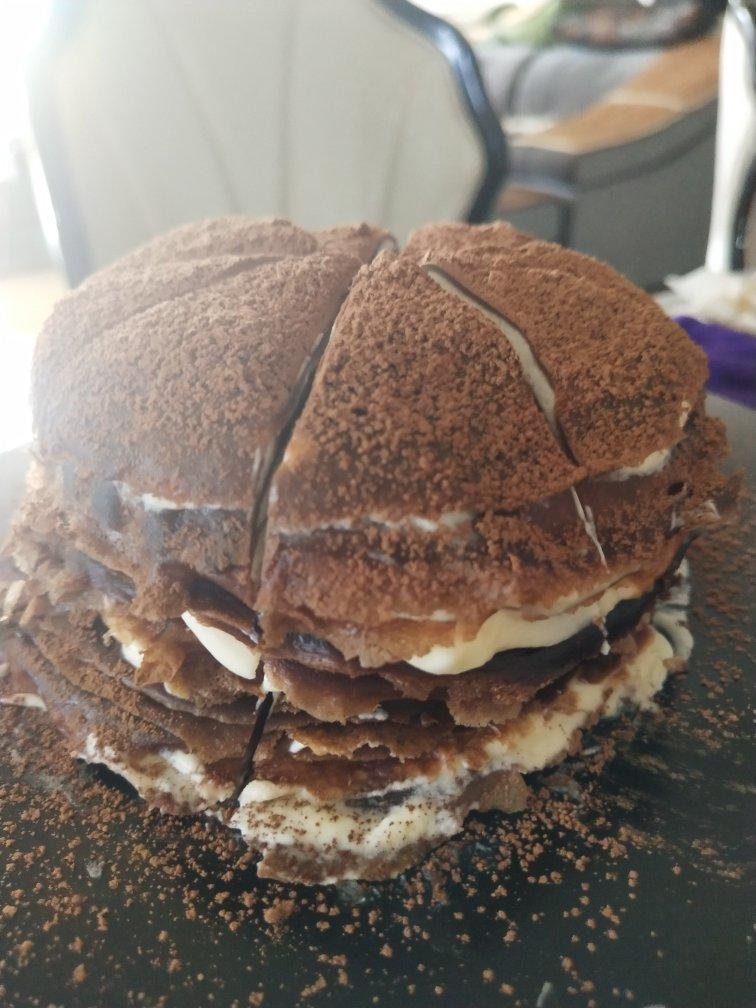 巧克力千层蛋糕