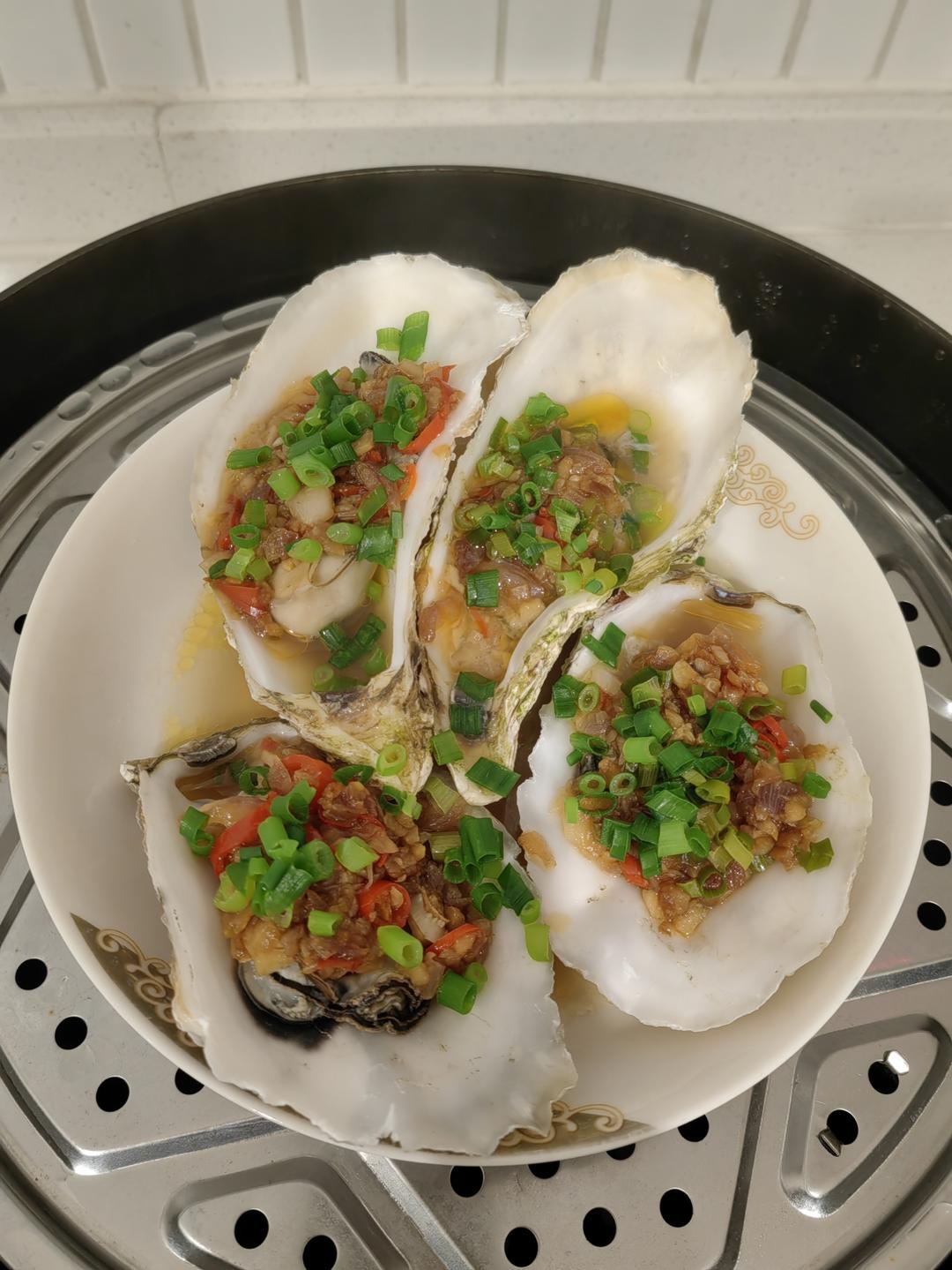 超简单～蒸蒜蓉生蚝