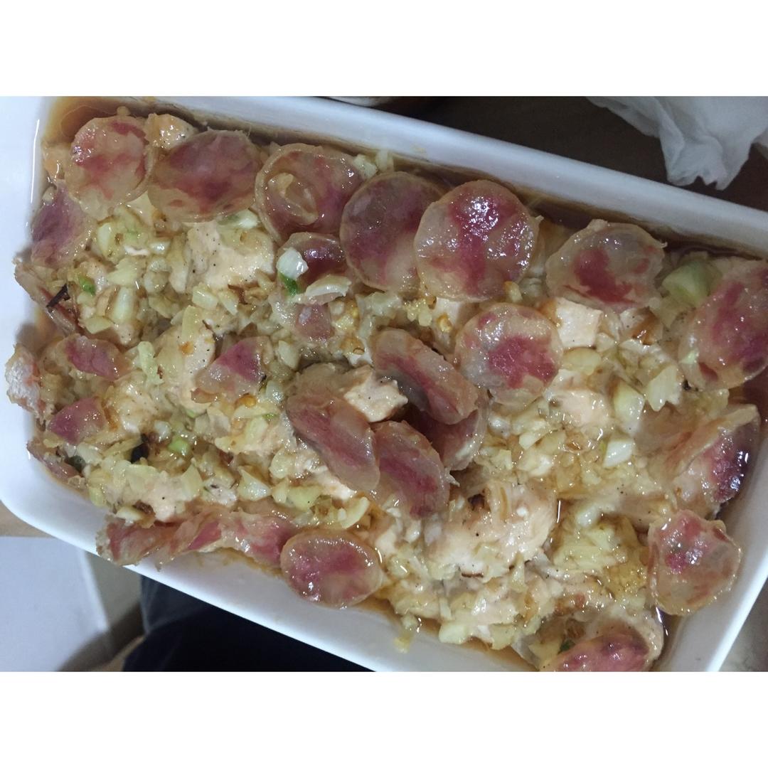 蒜蓉蒸鸡胸（鸡腿）