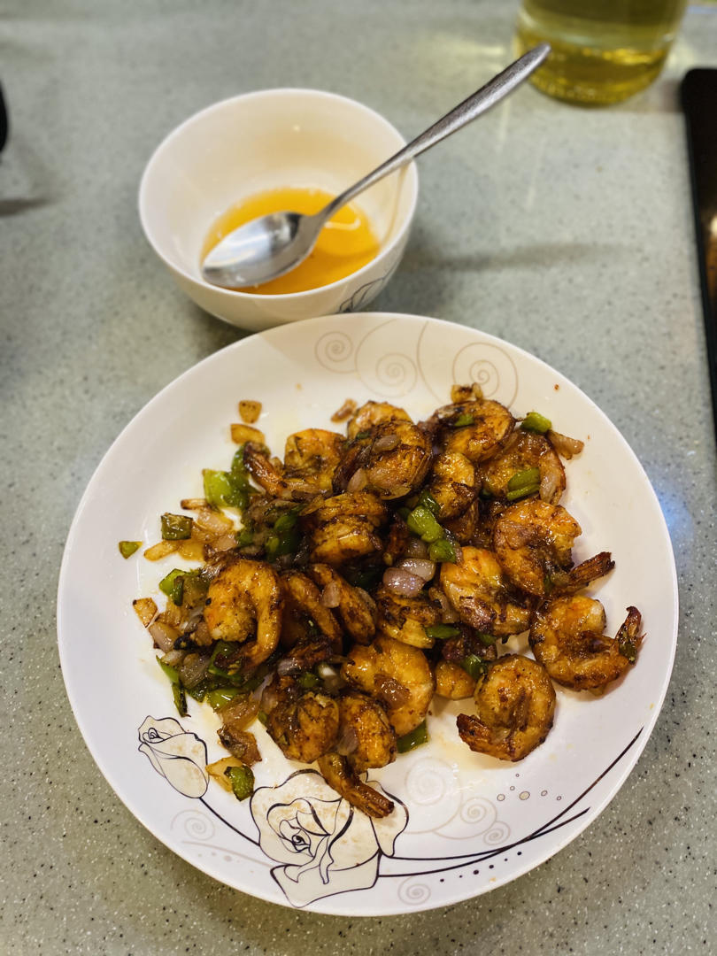 椒盐虾(酥脆到掉渣)