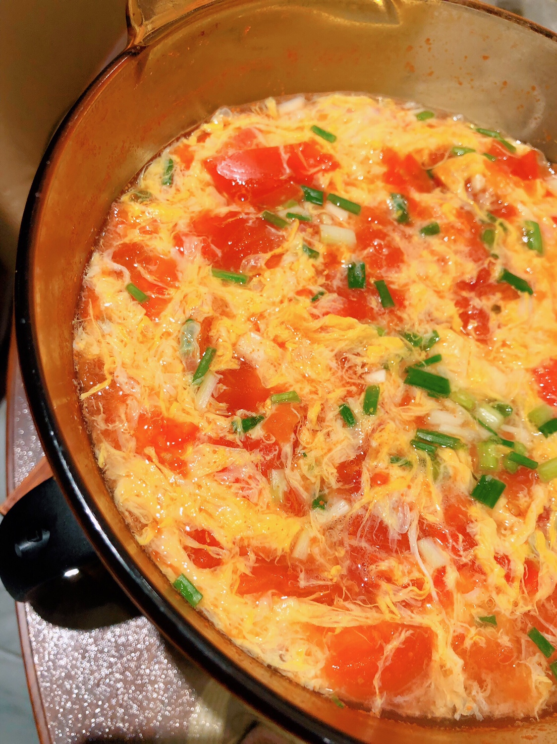 西红柿蛋汤（无油夏天必备）的做法