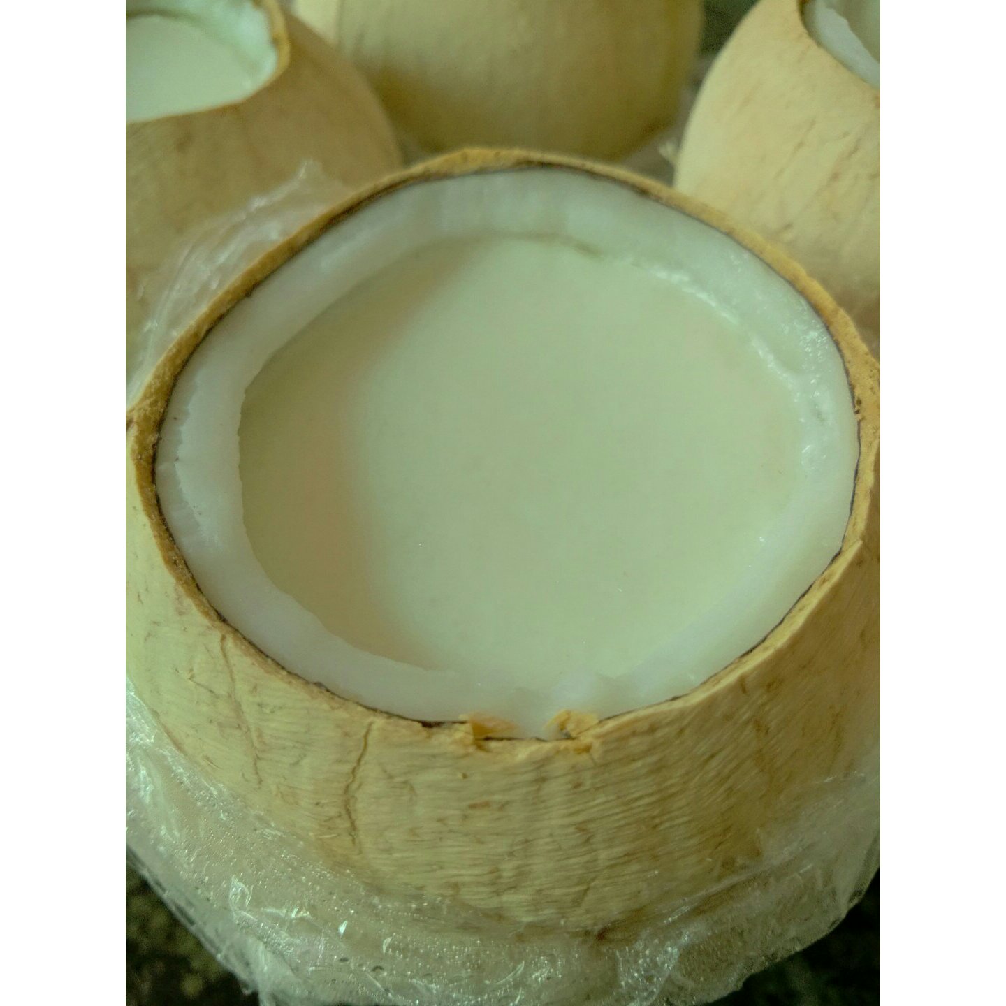 鲜奶蛋白炖椰皇