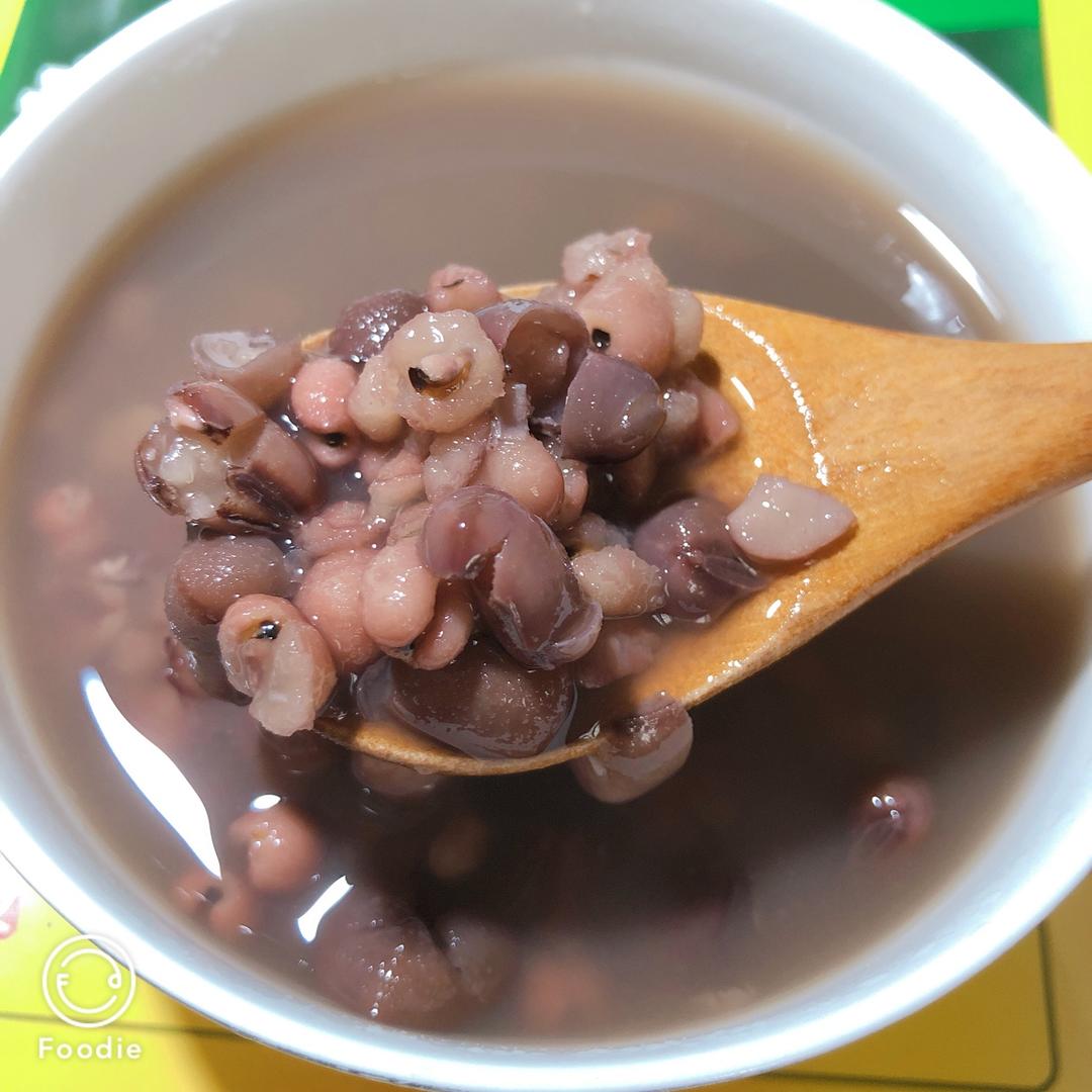 不用高压锅也能喝到红豆汤
