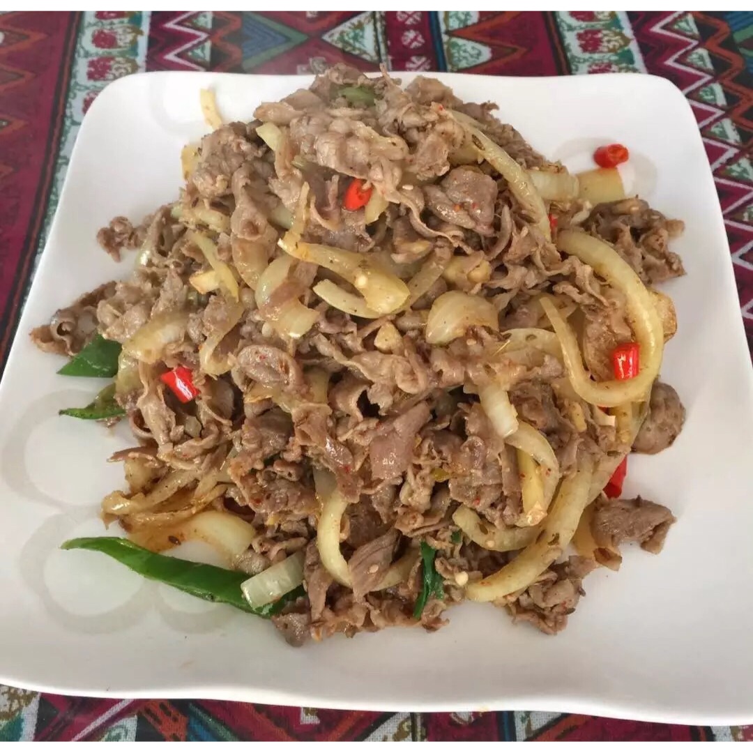 葱爆羊肉