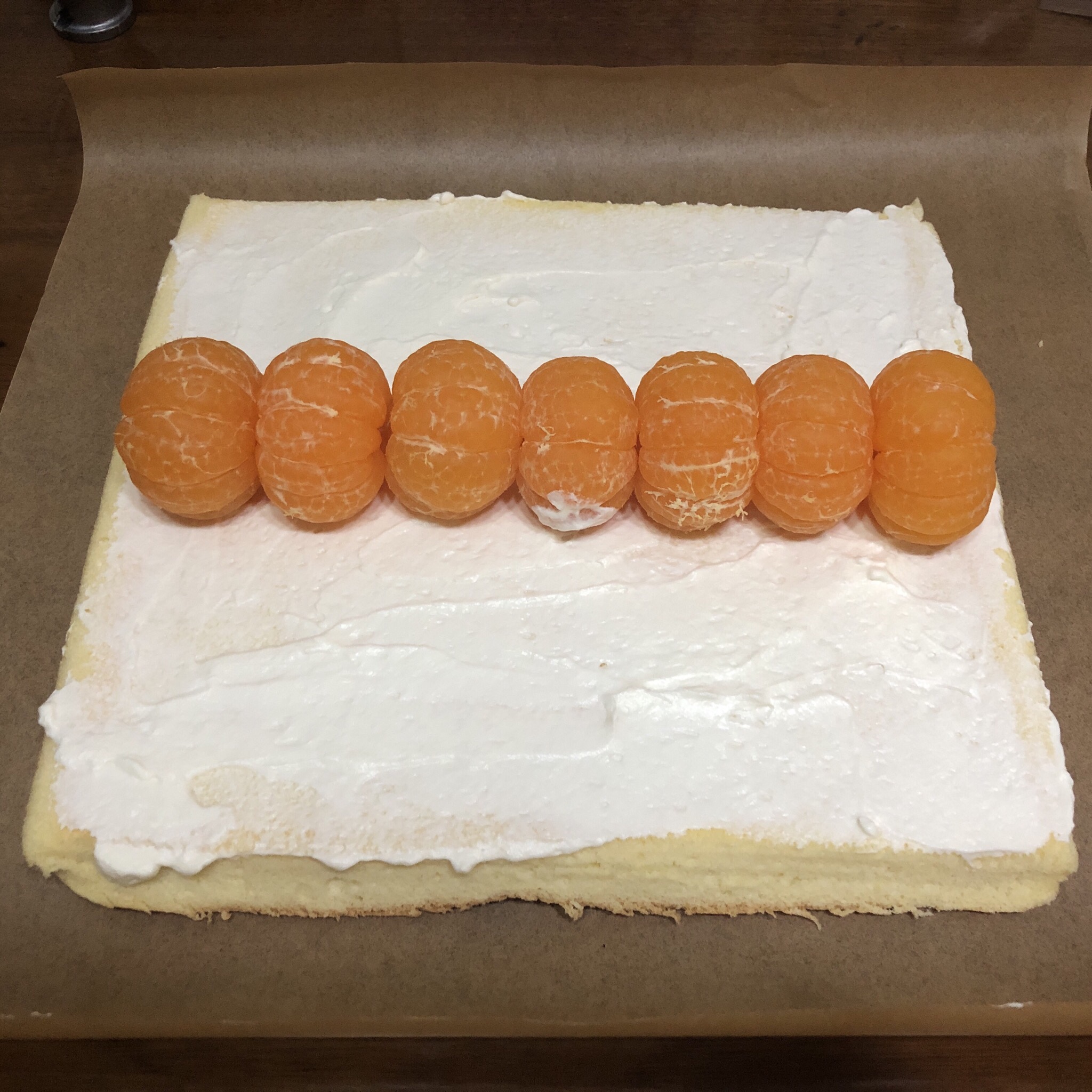 蜂蜜橘子蛋糕卷的做法 步骤10