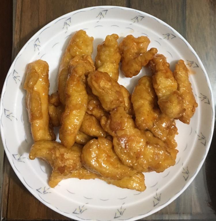 糖醋里脊（鸡肉版）