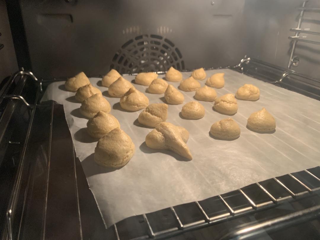 宝宝手指辅食枣泥泡芙无奶粉