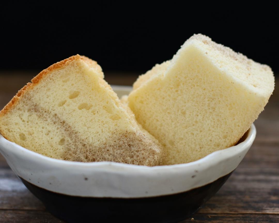 超软糯的黑麦糯米戚风的做法