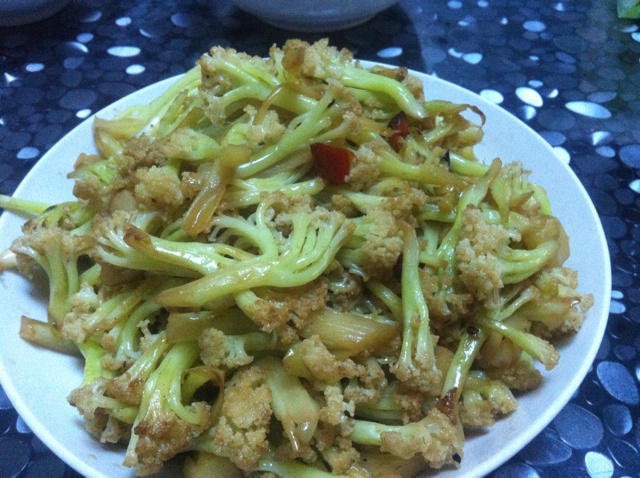 小炒有机菜花