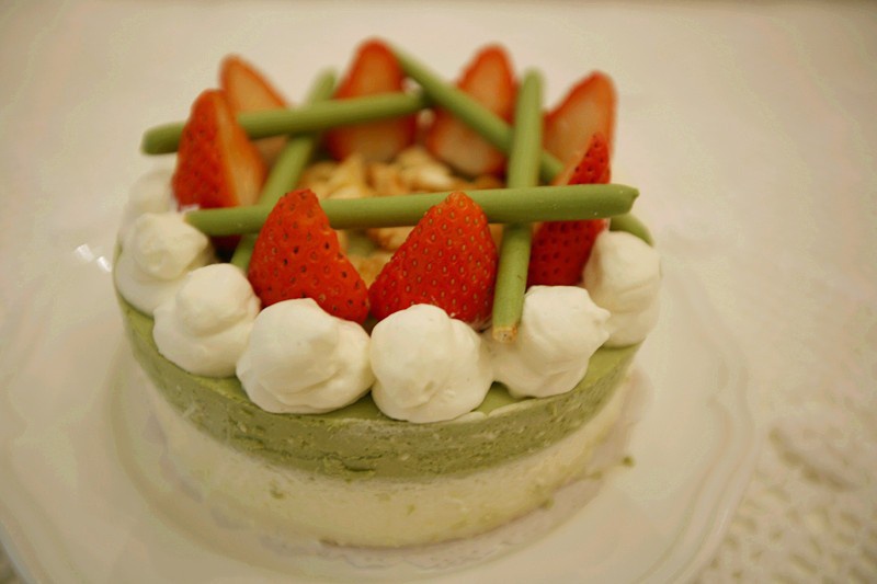 三色水果巧克力慕斯