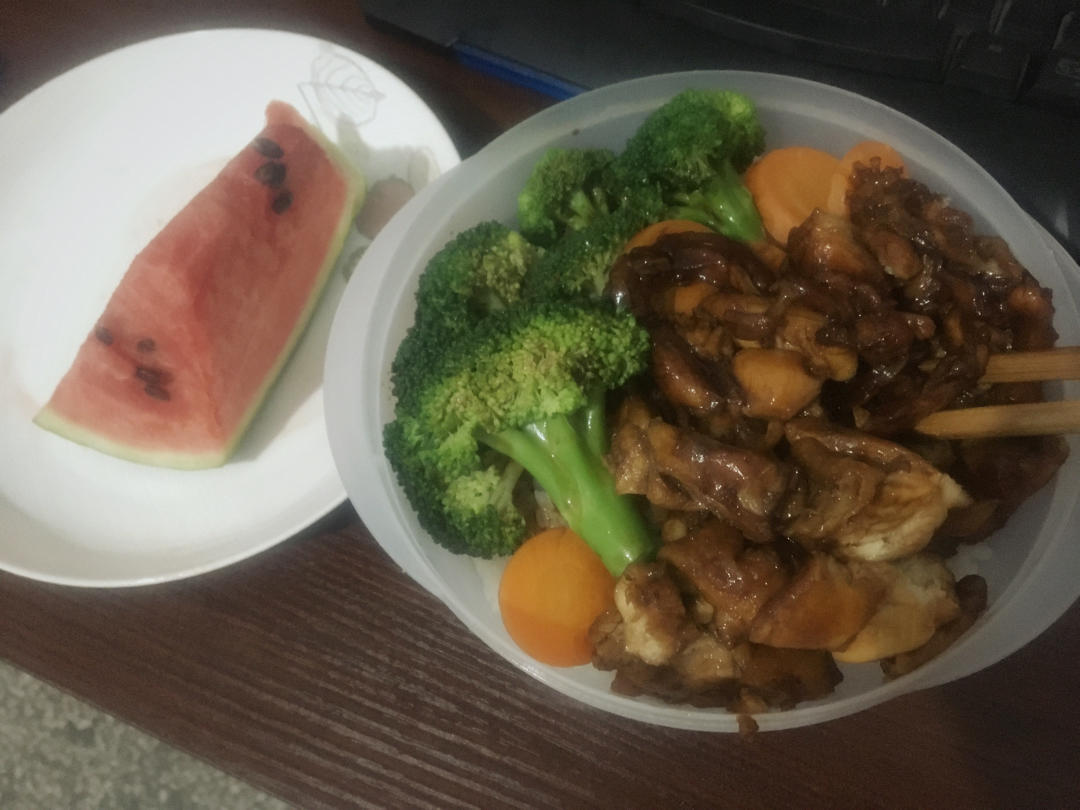 照烧鸡腿饭