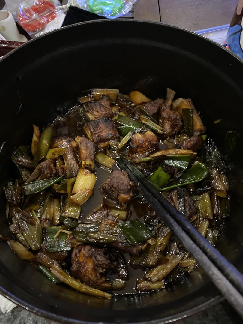 葱烧排骨