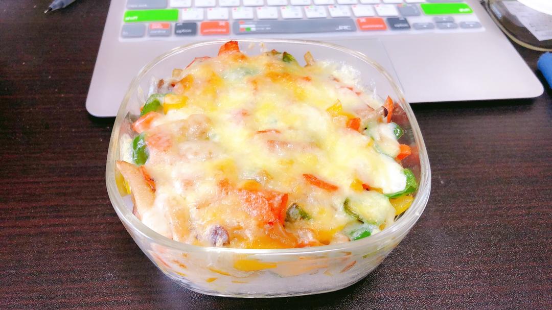 土豆火腿芝士焗饭