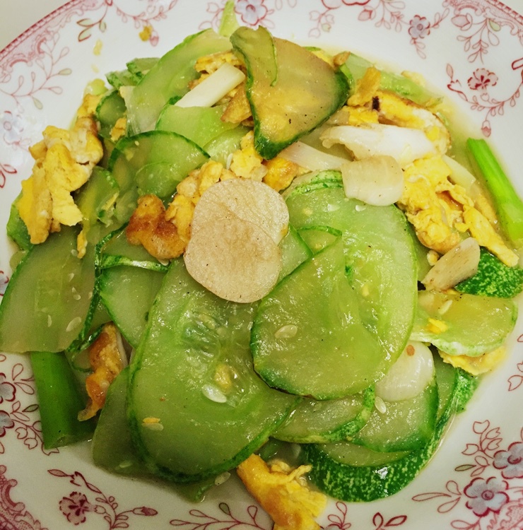 黄瓜炒蛋