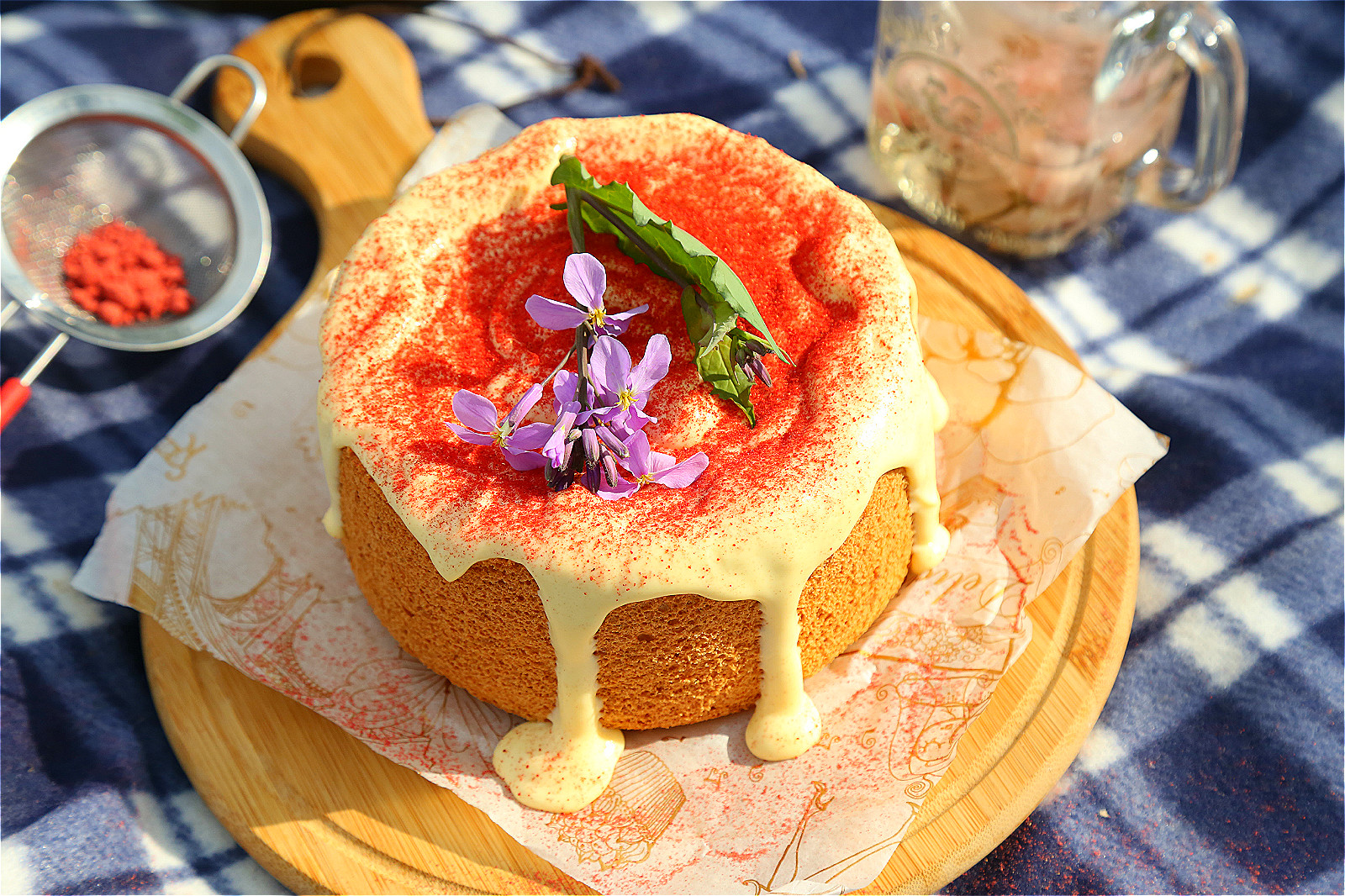 樱花海盐爆浆蛋糕
