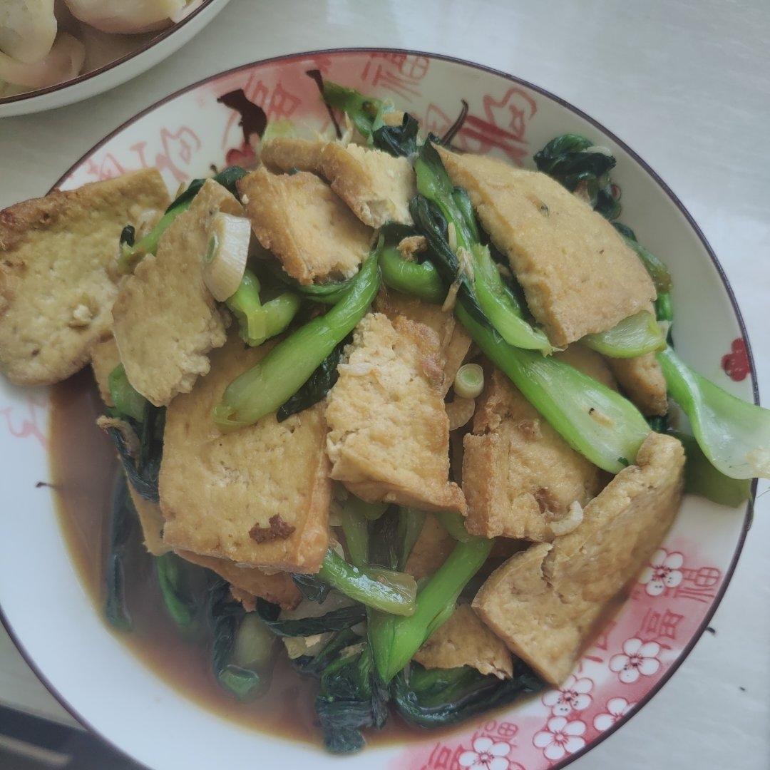 油菜烧豆腐