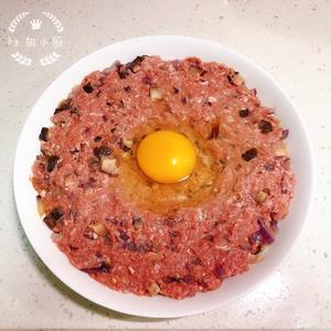 超爱-香菇牛肉蒸蛋的做法 步骤3