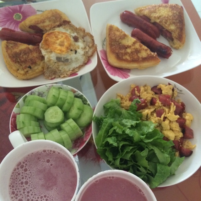 港式小食火腿西多士