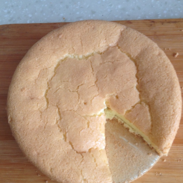 超简单完美戚风蛋糕（6寸2蛋）附打发、翻拌、脱模视频