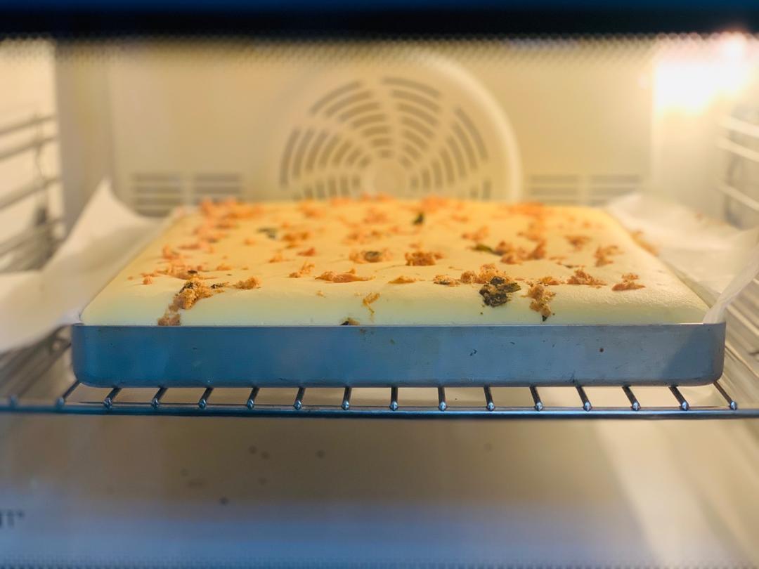 香葱肉松肥蛋糕卷～