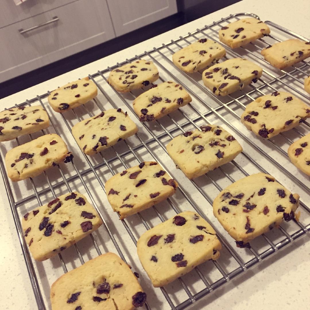 低糖少油版蔓越莓饼干